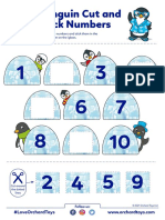 Penguin Numbers Activity Sheet Amended