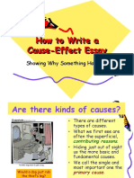 Cause and Effect Lesson 2