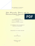 1906 Harlan John Alexander Dowie