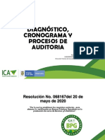 Diagnóstico, Cronograma y Proceso de Auditoría - Pascual Orozco