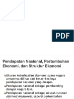 PDF Pendapatan Nasional Pertumhuhan Dan Struktur Ekonomi DL