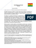 Documento de Posicion Bolivia