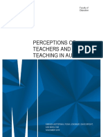 Perceptions of Teachers and Teaching in Australia Report Nov 2019