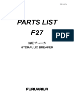 Parts List F27: 油圧ブレーカ Hydraulic Breaker