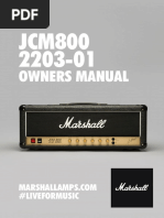 JCM800 2203-01 Owners Manual 2