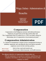 Compensation, Wage, Salary Admistration & Benefits: Jomar Lico Rhea Mae Doydora Odyssa Octavio Jeniline Mizal