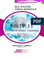 Self-Paced Learning Module: NSTP 11