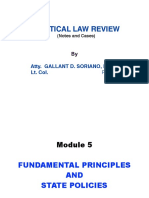 Political Law Review: Atty. Gallant D. Soriano, Mnsa Lt. Col. PN (M)