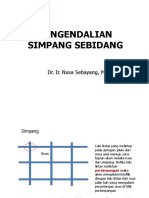 Materi 7 Konsep Dasar Sistem Pengedalian Simpang