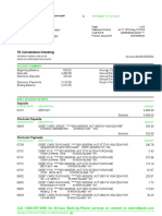 TD Convenience Checking: Account Summary