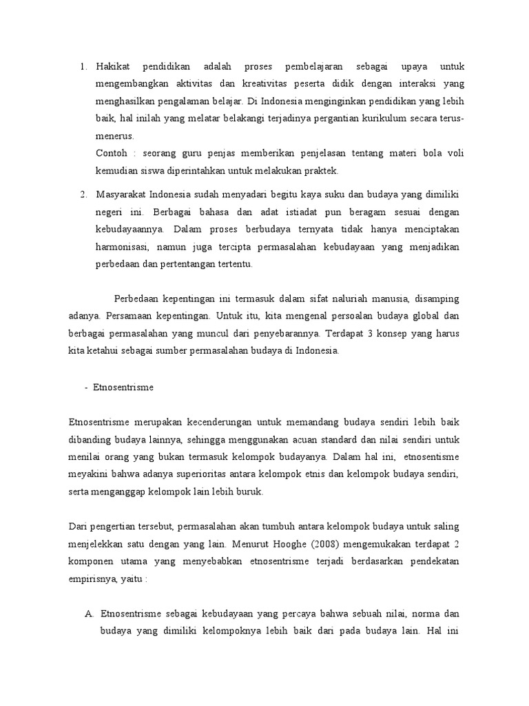 Ilmu Sosial Dan Budaya Dasar Anggi Blendina Putti 043590572 Pdf