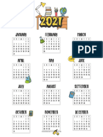 2021 Sunday Teacher Calendar Cutefreebies