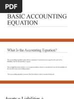 Basic Accounting Equation