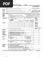 US Internal Revenue Service: F1040a - 2005