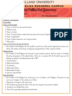 Philippine Politics and Governance Lesson 6.2 Concept Notes and Written Work