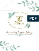  Pricelist Wedding 
