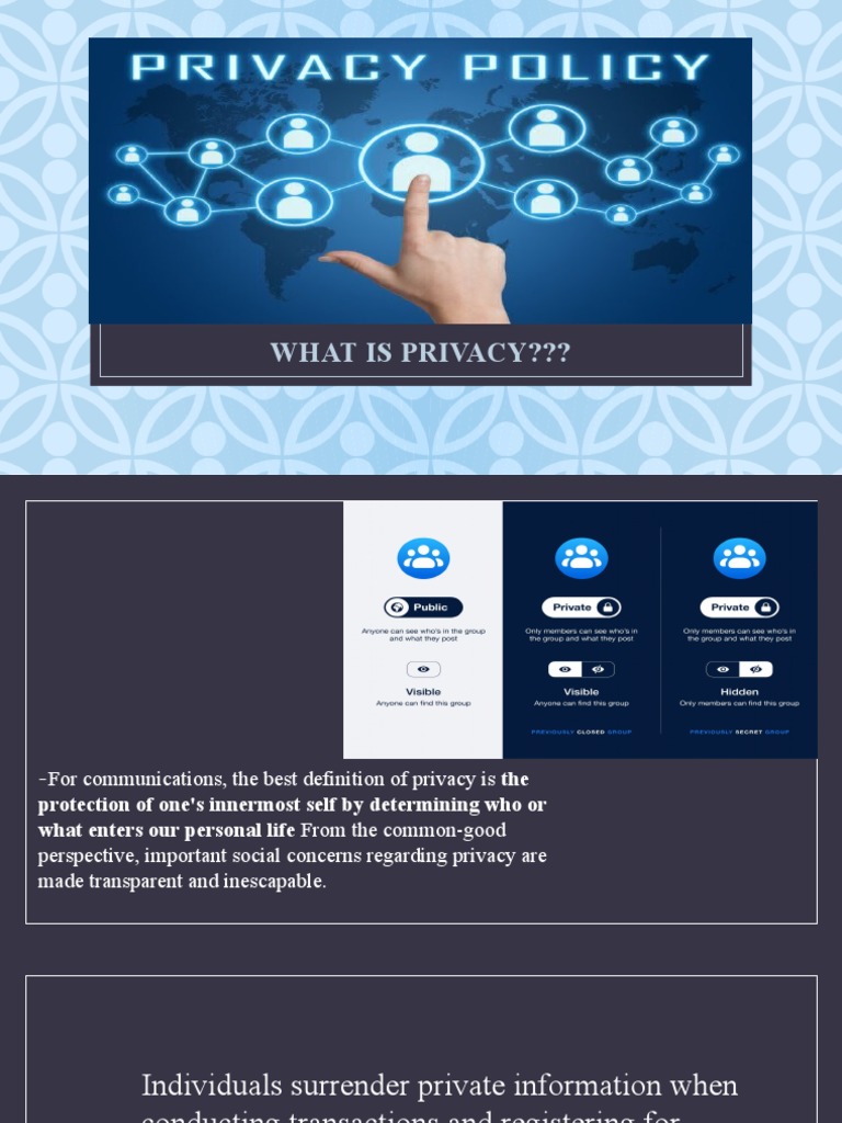 Presentation Privacy DataProtection BigBrother.. | PDF | Privacy ...