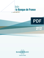 Bulletin de La Banque de France Juillet Aout 2017