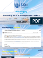 How To Apply For: Becoming An SOA Young Ocean Leader?