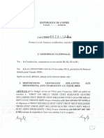 Loi de Finances Rectificative (LFR) 2020- Guinée