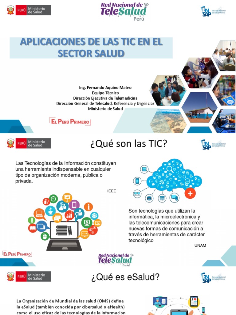 UIII - T2 Aplicaciones Actuales de Las TIC en El Sector Salud | PDF ...