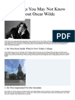 15 Things You May Not Know About Oscar Wilde: 1. He Was Born Inside What Is Now Trinity College