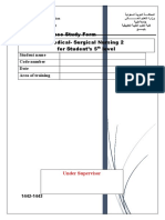 Medical-Surgical Nursing 2 For Student's 5 Level Case Study Form