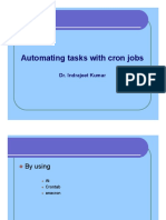 Automating Tasks With Cron Jobs: Dr. Indrajeet Kumar