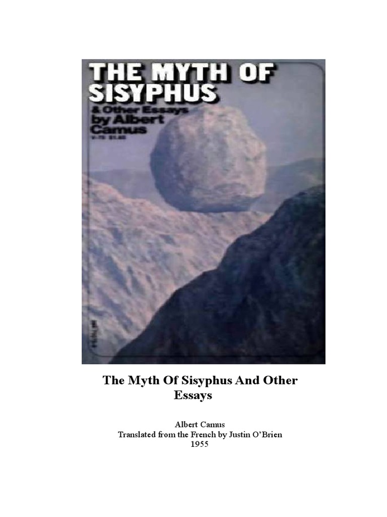Albert camus the myth of sisyphus and other essays vintage 1991