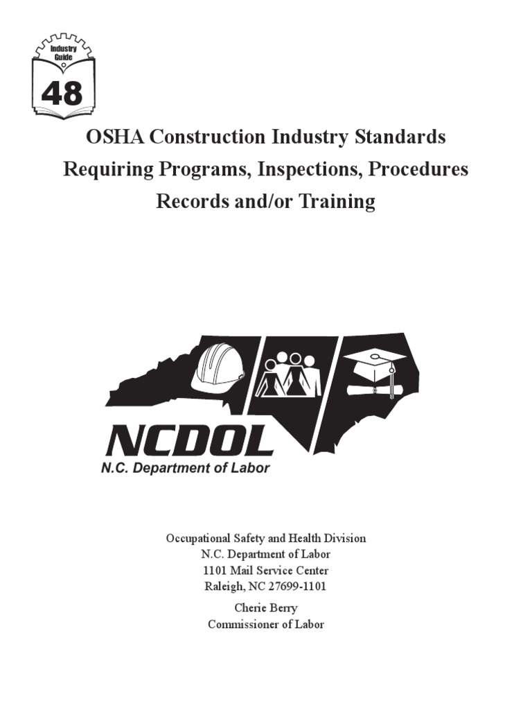 29 CFR 1926 Subpart C-CC | PDF | Occupational Safety And Health ...