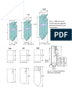 Fig. 3.1-Different Furnace W/ Fuel Usage and Suggested Dimensions (Isometrics, Plan and Elevation)