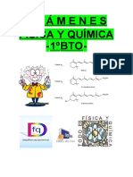 Exámenes de 1º BTO F y Q