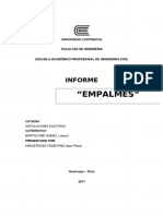 Informe de Empalmes - PDF