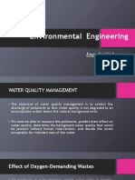 Water Quality Management and BOD Analysis