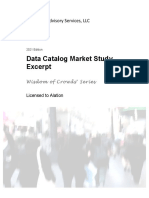 Data Catalog Market Study Excerpt: Dresner Advisory Services, LLC