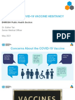 Addressing Covid-19 Vaccine Hesitancy: DHMOSH Public Health Section