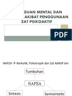 Gangguan Mental Dan Perilaku Akibat Penggunaan Zat Psikoaktif