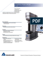 Wilson Universal Hardness Tester UH250: Brinell, Vickers and Rockwell Testing