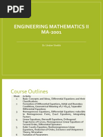 Engineering Mathematics Ii MA-2001: Dr. Umber Sheikh