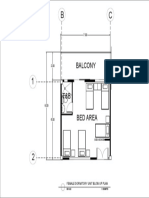 Balcony: Female Dormitory Unit Blow Up Plan