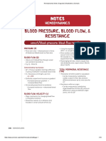 Hemodynamics Notes - Diagrams & Illustrations - Osmosis