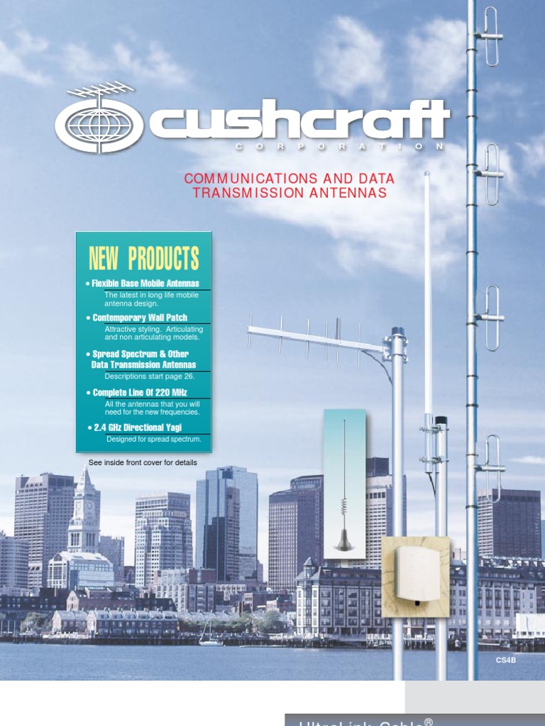 Cushcraft Antennas 800 | PDF | Coaxial Cable | Antenna (Radio)