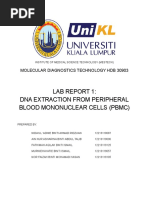 DNA Extraction from Peripheral Blood Mononuclear Cells (PBMC)