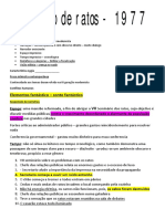 Análise do conto Seminário de ratos de Lygia Fagundes Telles