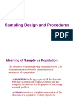 Sampling Design Process