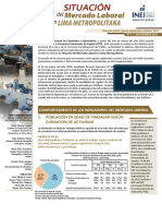 Informe Técnico Mercado Laboral Agosto - Septiembre INEI