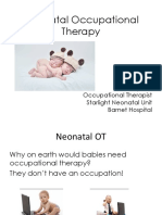 Neonatal Occupational Therapy: Emily Hills Occupational Therapist Starlight Neonatal Unit Barnet Hospital