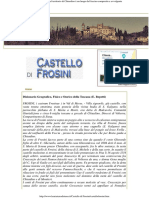 Il Castello Di Frosini Nel Territorio Di Chiusdino