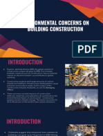 Environmental Concerns On Building Construction