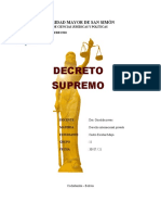 Decreto Supremo Walter Chavez Sanchez